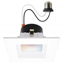 Satco Products Inc. S11569 - 10.5 Watt; LED Retrofit Downlight; 4 Inch Square; Starfish IOT; RGB & Tunable White; 120 Volt; 90