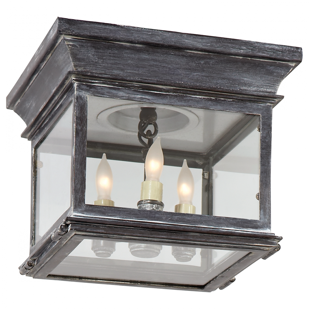 Club Small Square Flush Mount