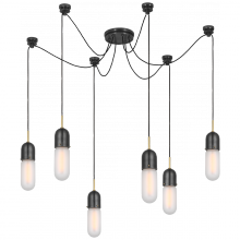 Visual Comfort & Co. Signature Collection TOB 5645BZ/HAB-FG-6 - Junio 6-Light Chandelier