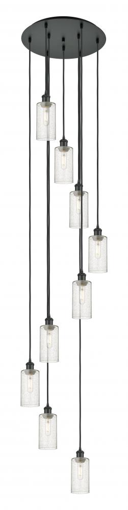 Crown Point - 9 Light - 19 inch - Matte Black - Multi Pendant