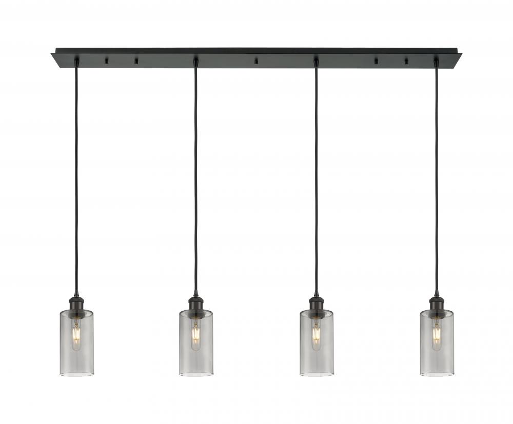 Crown Point - 4 Light - 49 inch - Matte Black - Linear Pendant