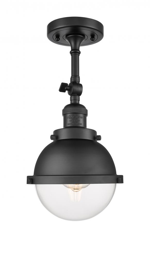 Hampden - 1 Light - 7 inch - Matte Black - Semi-Flush Mount