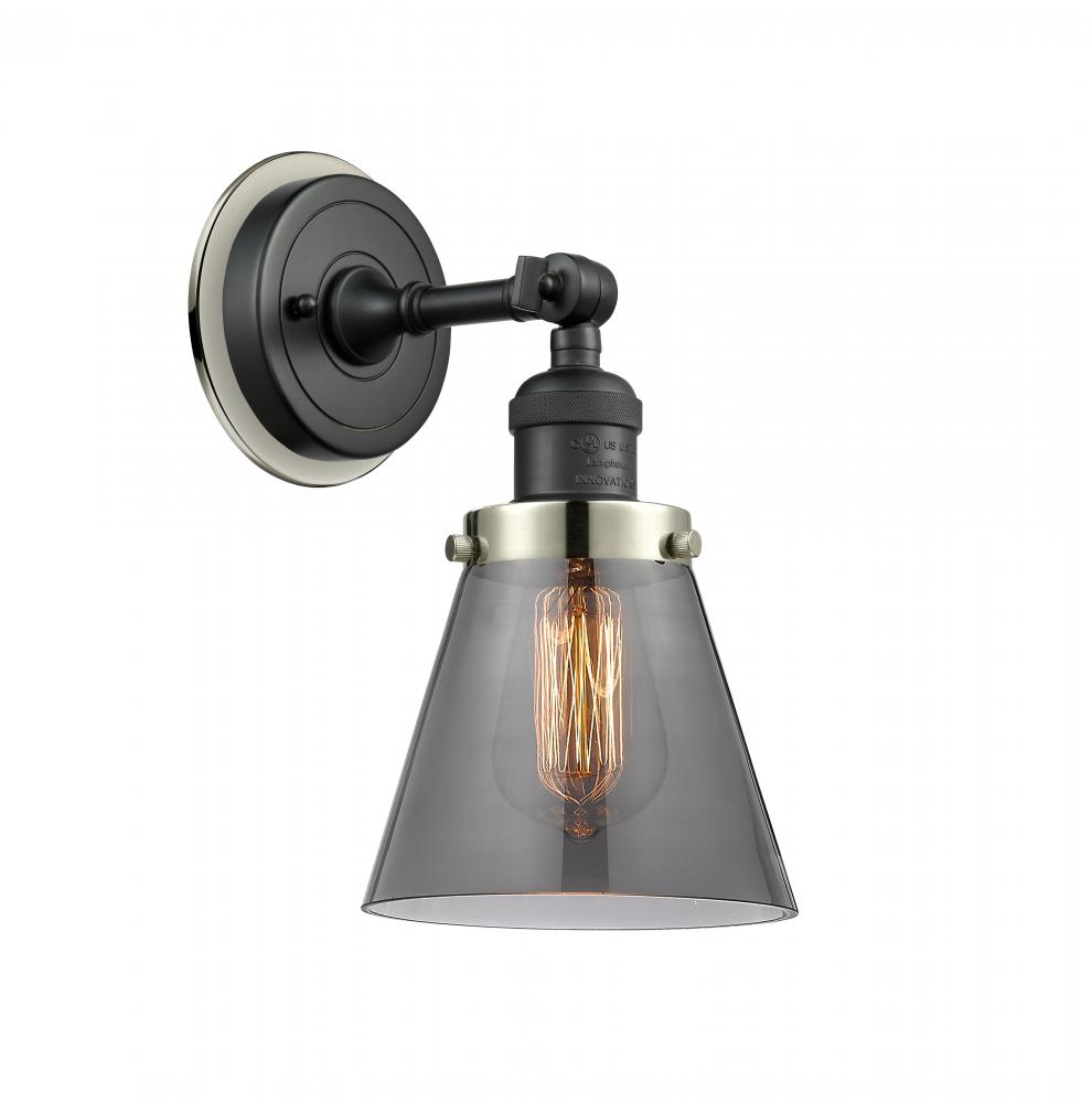 Cone - 1 Light - 6 inch - Matte Black - Sconce