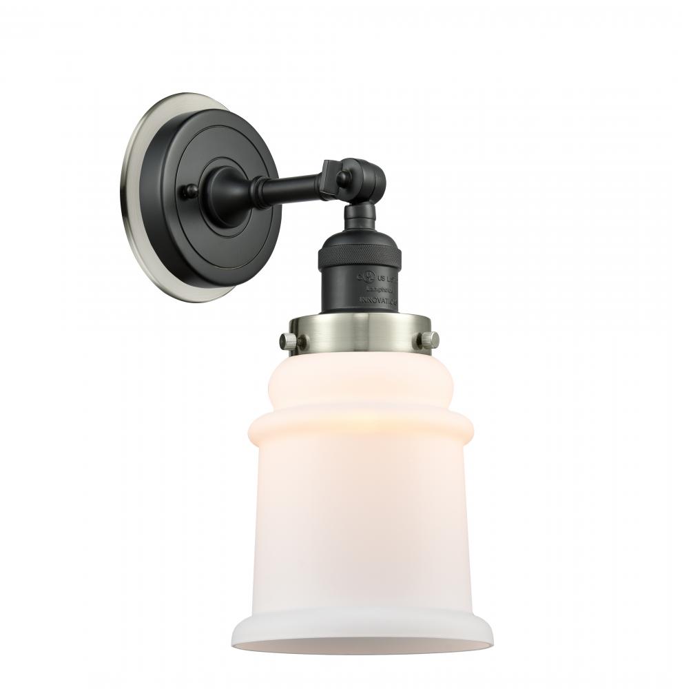 Canton - 1 Light - 7 inch - Matte Black - Sconce