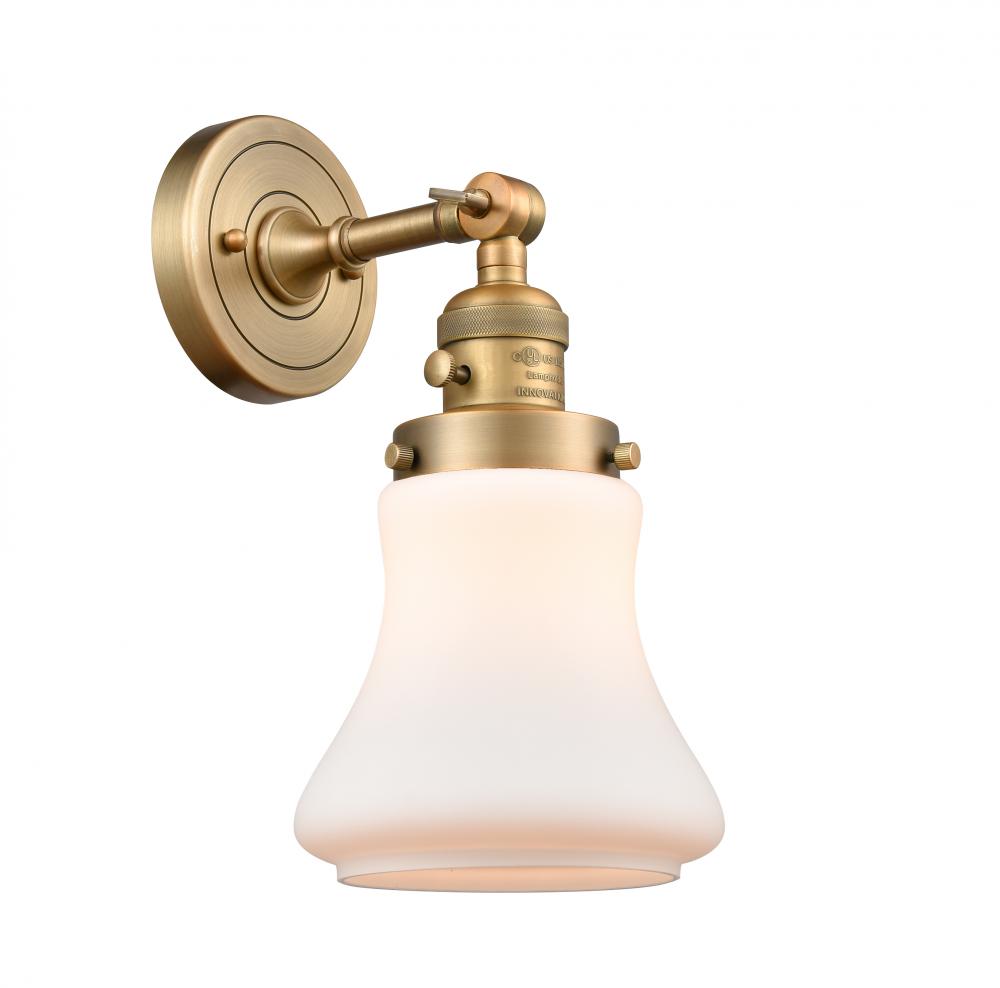 Bellmont - 1 Light - 7 inch - Brushed Brass - Sconce