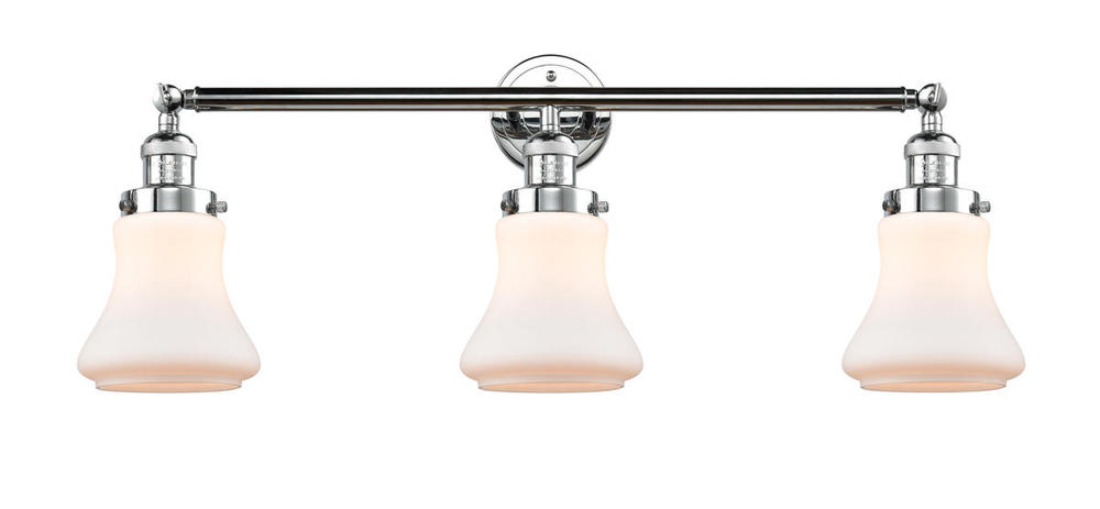 Bellmont - 3 Light - 30 inch - Polished Chrome - Bath Vanity Light