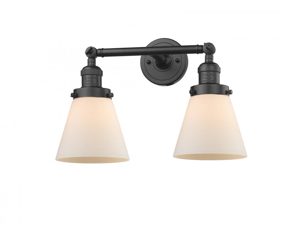 Cone - 2 Light - 16 inch - Oil Rubbed Bronze - Bath Vanity Light