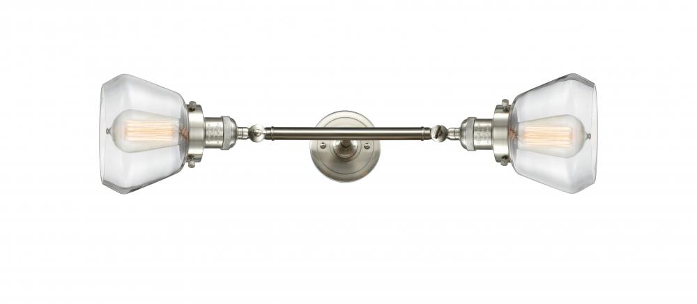 Fulton - 2 Light - 7 inch - Brushed Satin Nickel - Bath Vanity Light