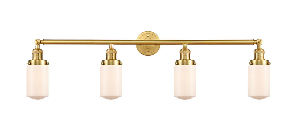 Dover - 4 Light - 43 inch - Satin Gold - Bath Vanity Light