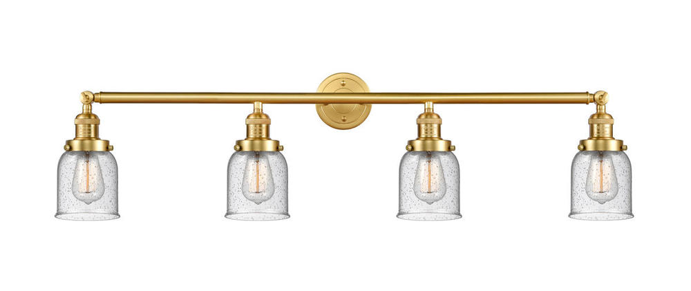 Bell - 4 Light - 42 inch - Satin Gold - Bath Vanity Light