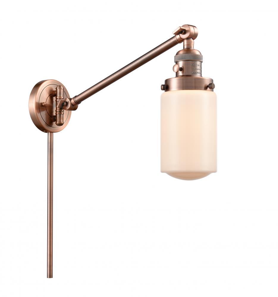 Dover - 1 Light - 5 inch - Antique Copper - Swing Arm