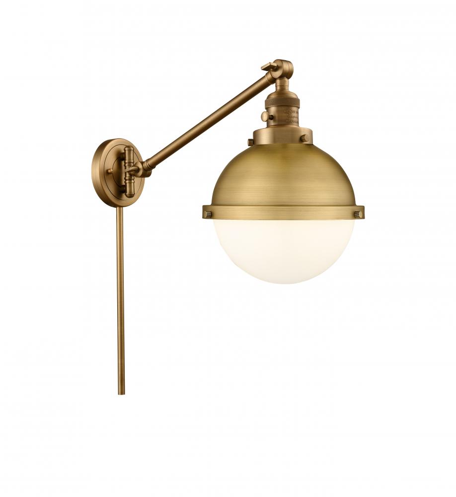 Hampden - 1 Light - 9 inch - Brushed Brass - Swing Arm