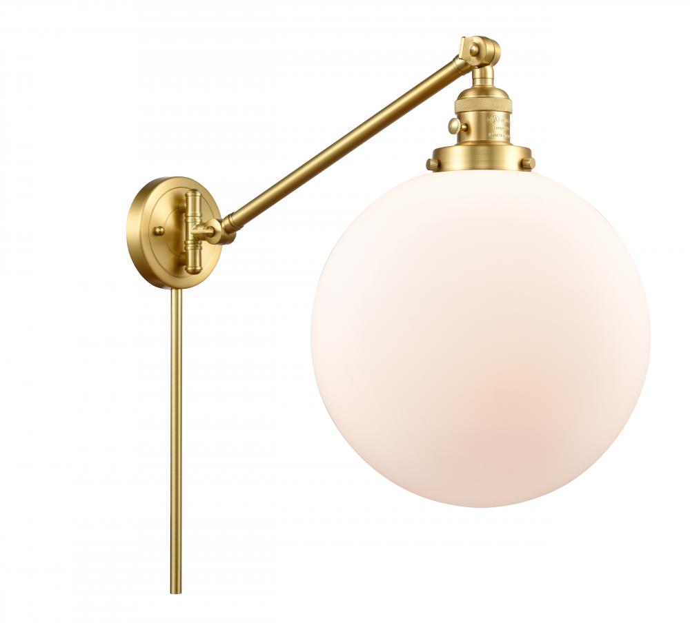 Beacon - 1 Light - 12 inch - Satin Gold - Swing Arm