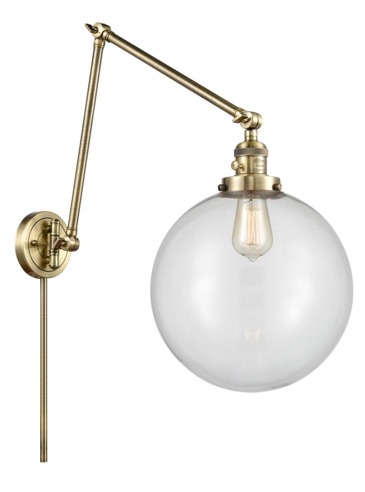 Beacon - 1 Light - 12 inch - Antique Brass - Swing Arm