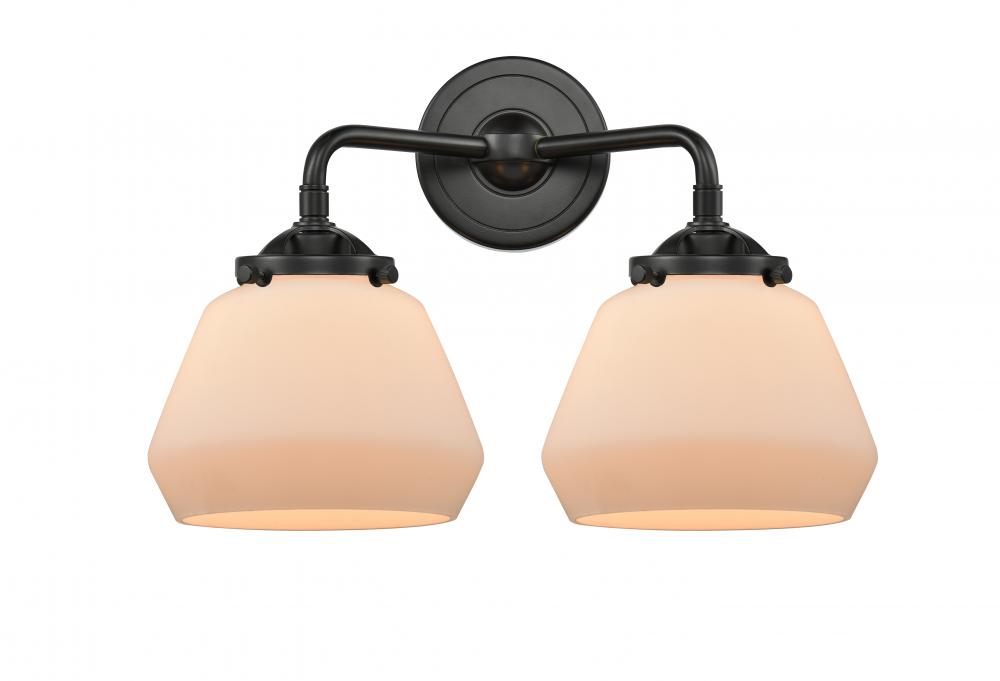 Fulton - 2 Light - 15 inch - Oil Rubbed Bronze - Bath Vanity Light