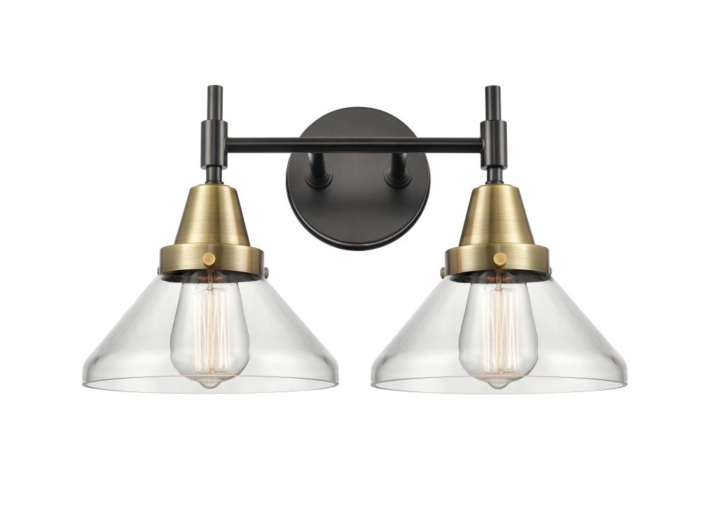 Caden - 2 Light - 17 inch - Black Antique Brass - Bath Vanity Light