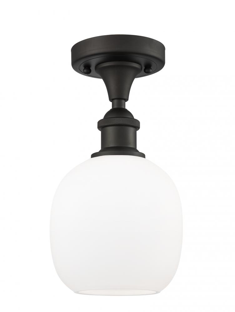 Belfast - 1 Light - 6 inch - Oil Rubbed Bronze - Semi-Flush Mount