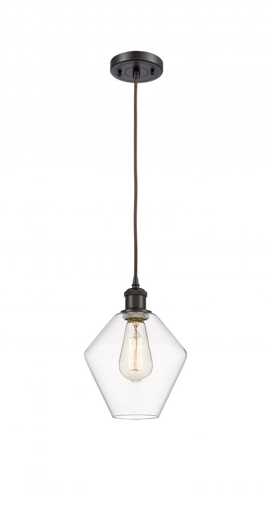 Cindyrella - 1 Light - 8 inch - Oil Rubbed Bronze - Cord hung - Mini Pendant