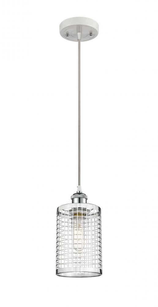 Nestbrook - 1 Light - 5 inch - White Polished Chrome - Mini Pendant