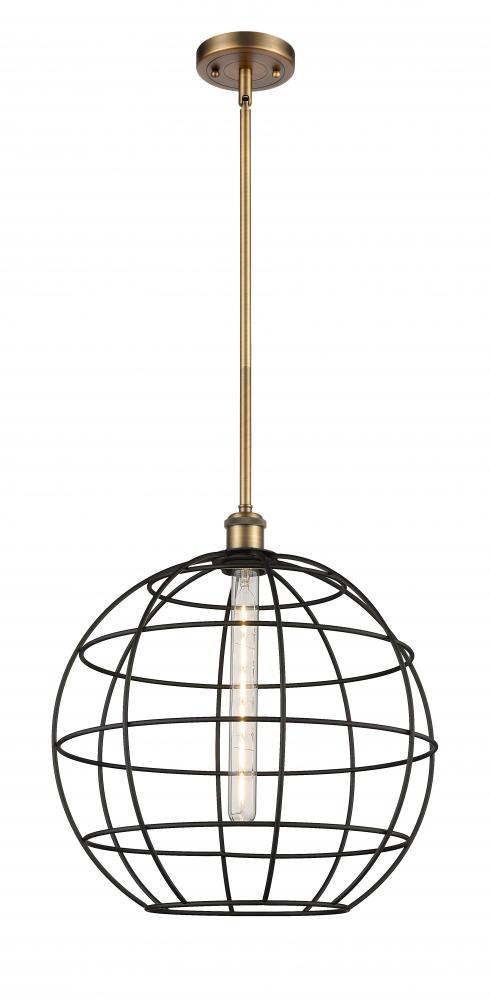 Lake Placid - 1 Light - 16 inch - Brushed Brass - Mini Pendant