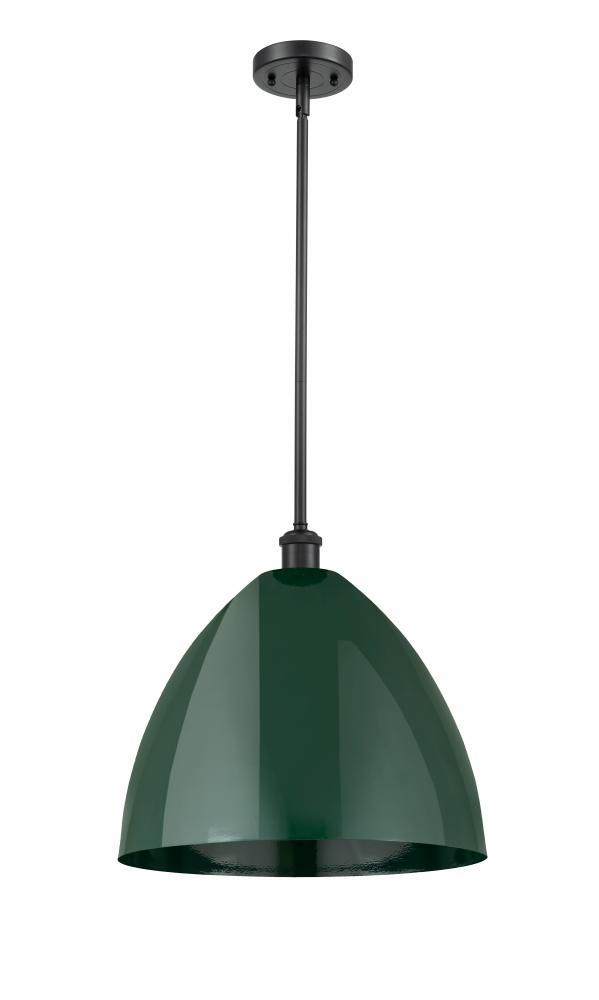 Plymouth - 1 Light - 16 inch - Matte Black - Pendant