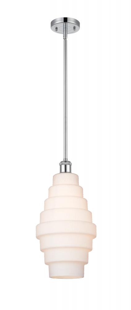 Cascade - 1 Light - 8 inch - Polished Chrome - Mini Pendant