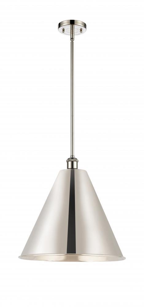 Berkshire - 1 Light - 16 inch - Polished Nickel - Pendant