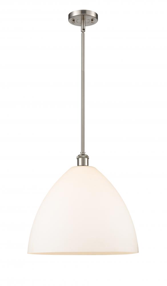 Bristol - 1 Light - 16 inch - Brushed Satin Nickel - Pendant