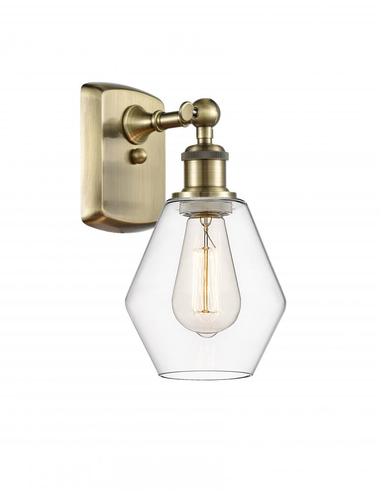 Cindyrella - 1 Light - 6 inch - Antique Brass - Sconce