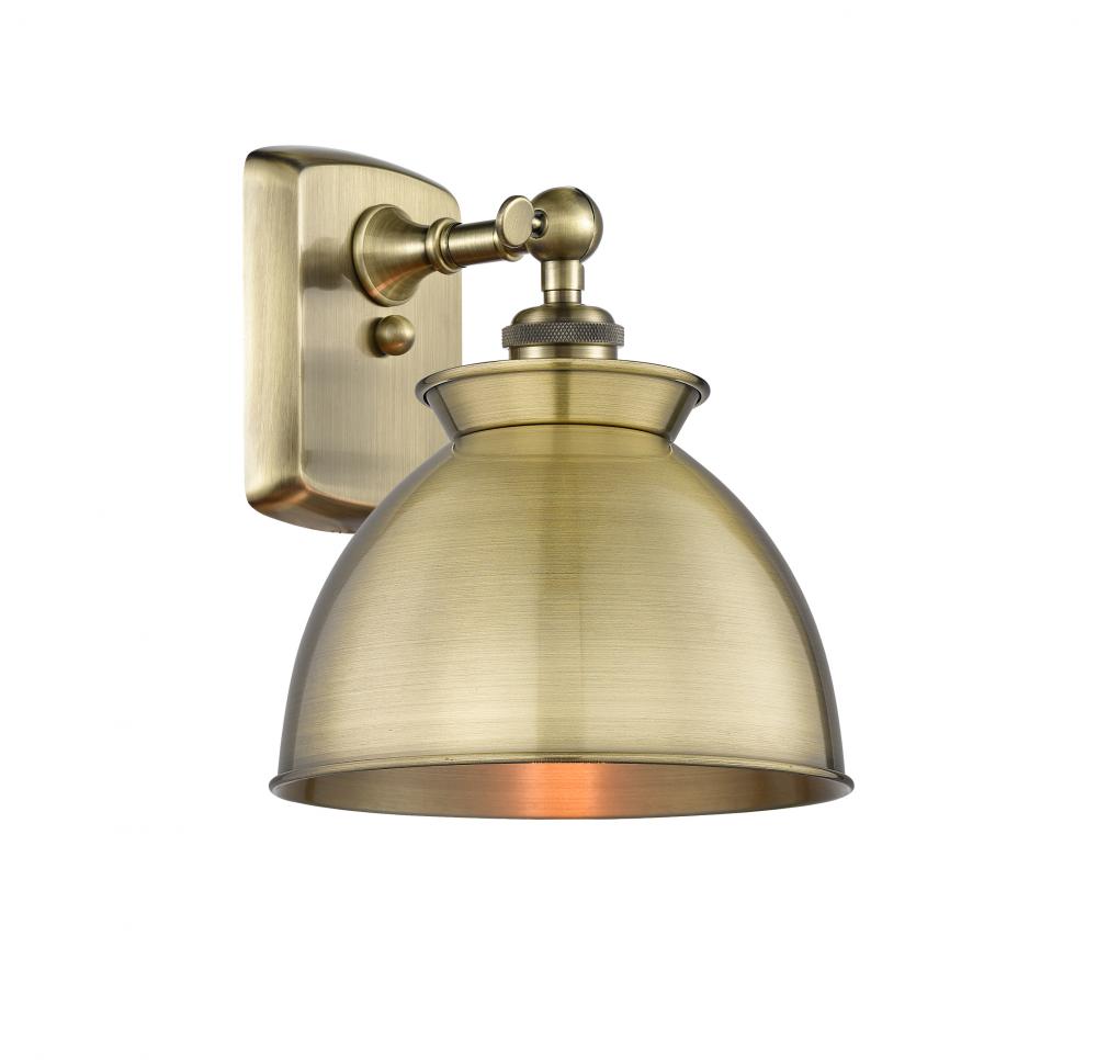 Adirondack - 1 Light - 8 inch - Antique Brass - Sconce