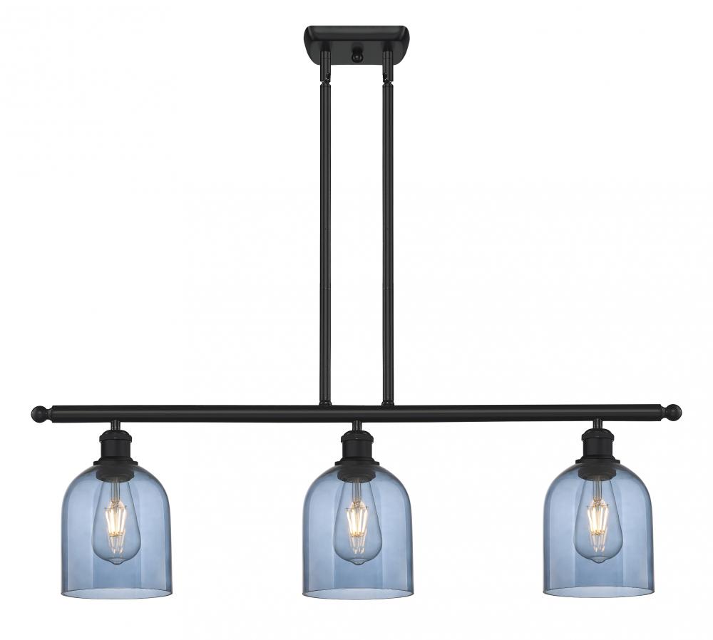 Bella - 3 Light - 36 inch - Matte Black - Cord hung - Island Light