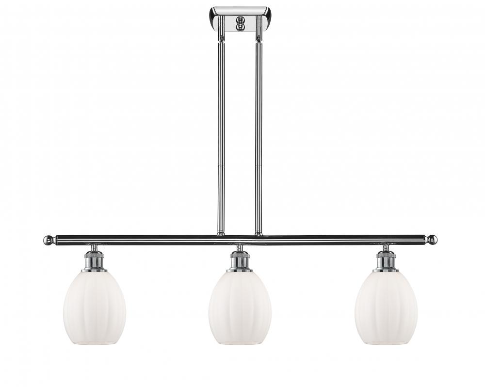 Eaton - 3 Light - 36 inch - Polished Chrome - Cord hung - Island Light