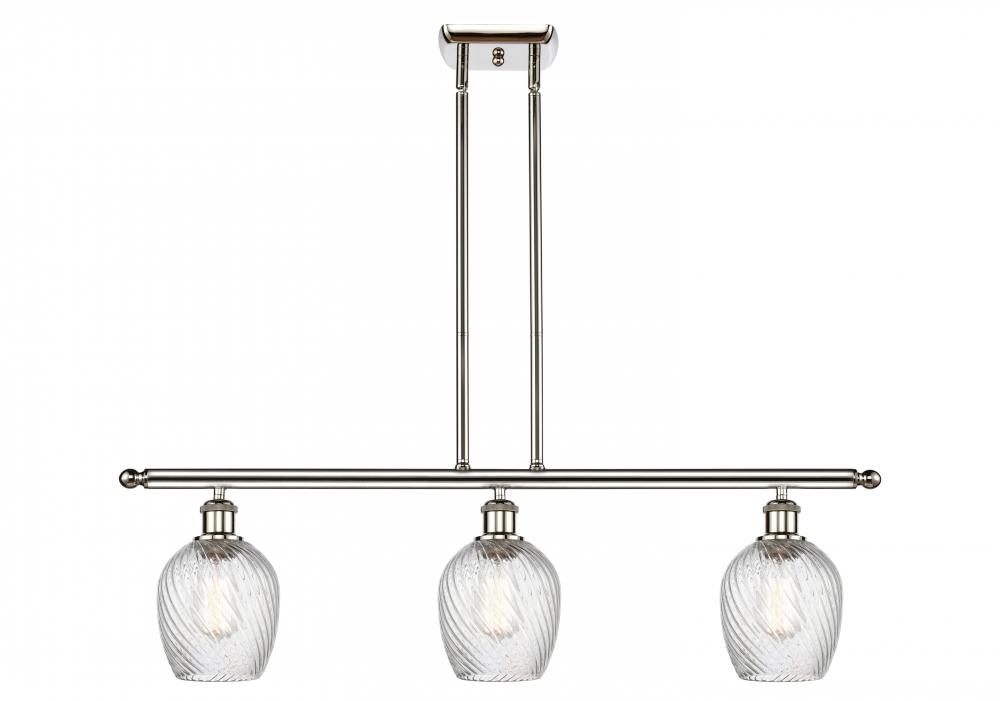 Salina - 3 Light - 36 inch - Polished Nickel - Cord hung - Island Light