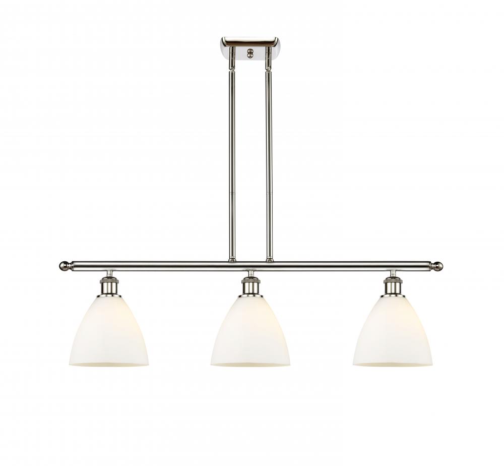 Bristol - 3 Light - 36 inch - Polished Nickel - Cord hung - Island Light