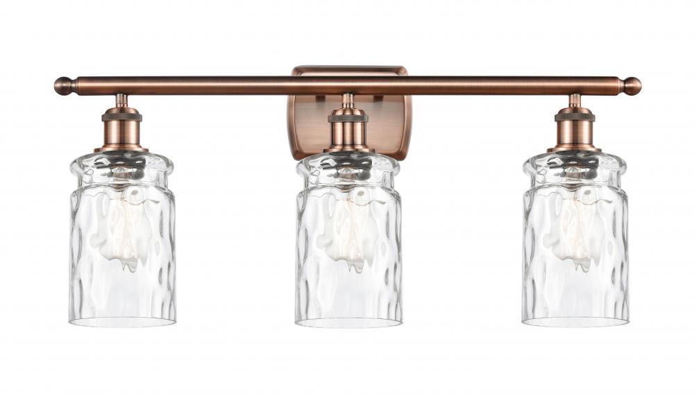 Candor - 3 Light - 25 inch - Antique Copper - Bath Vanity Light