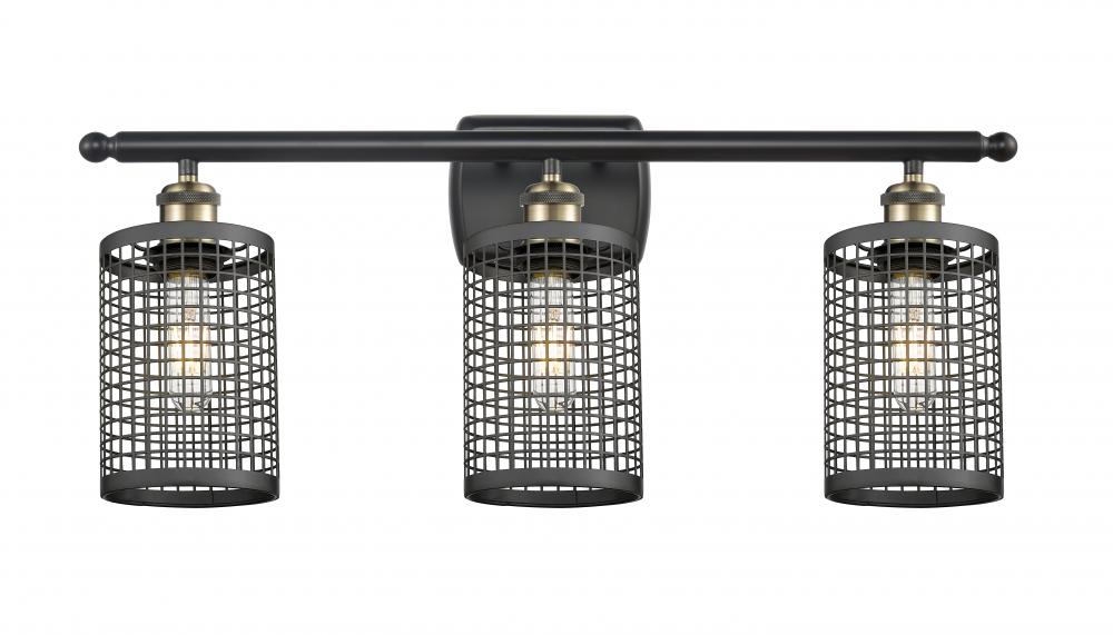 Nestbrook - 3 Light - 25 inch - Black Antique Brass - Bath Vanity Light