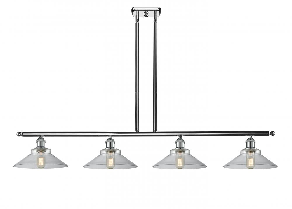 Orwell - 4 Light - 48 inch - Polished Chrome - Cord hung - Island Light