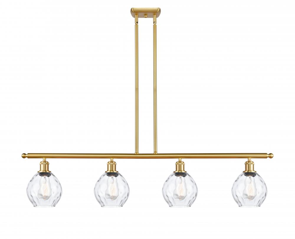 Waverly - 4 Light - 48 inch - Satin Gold - Cord hung - Island Light