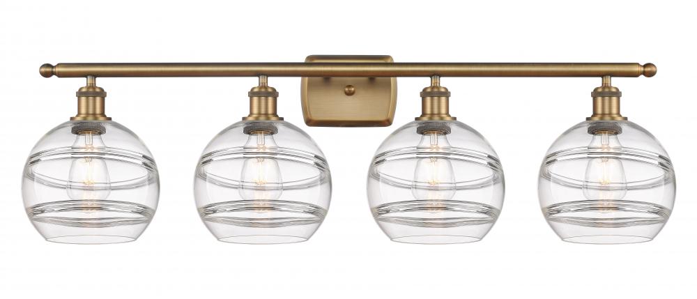 Rochester - 4 Light - 38 inch - Brushed Brass - Bath Vanity Light