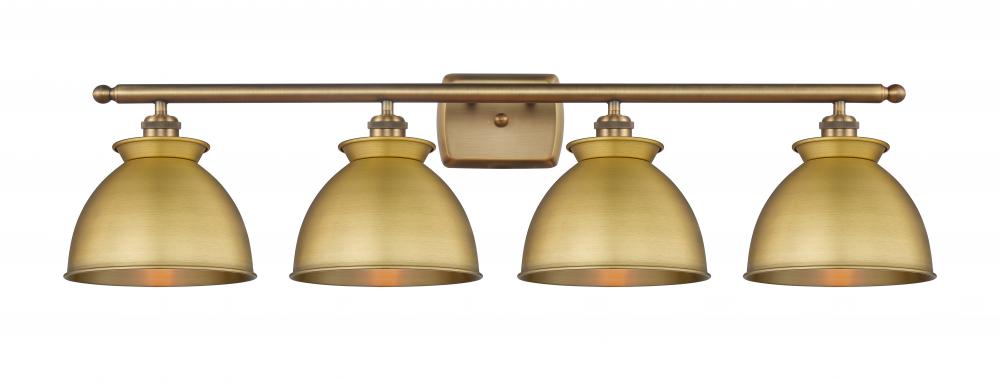 Adirondack - 4 Light - 38 inch - Brushed Brass - Bath Vanity Light