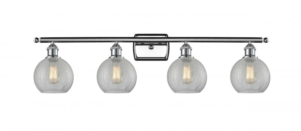 Athens - 4 Light - 38 inch - Polished Chrome - Bath Vanity Light