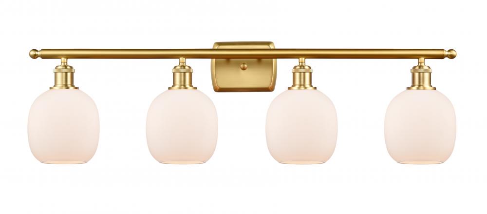 Belfast - 4 Light - 36 inch - Satin Gold - Bath Vanity Light