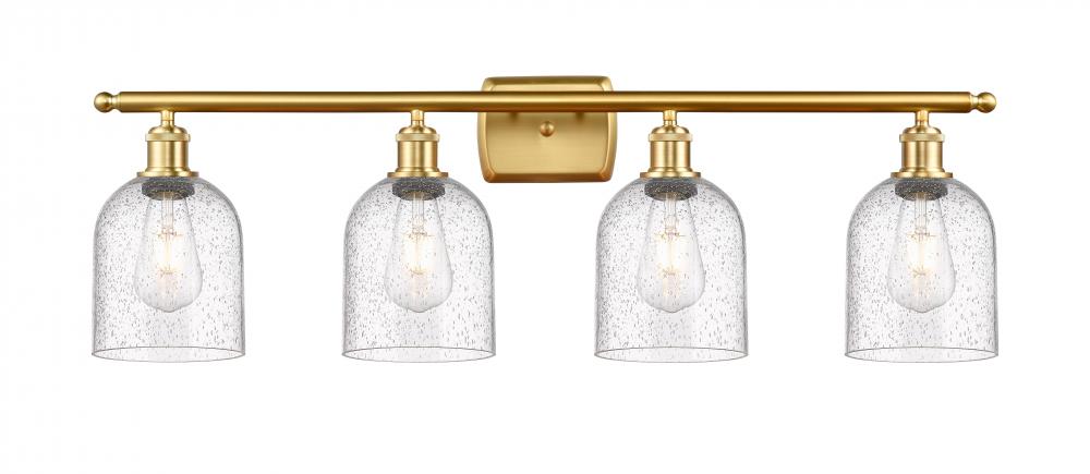 Bella - 4 Light - 36 inch - Satin Gold - Bath Vanity Light