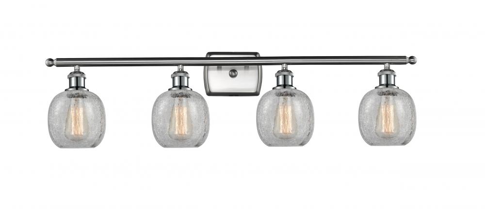 Belfast - 4 Light - 36 inch - Brushed Satin Nickel - Bath Vanity Light