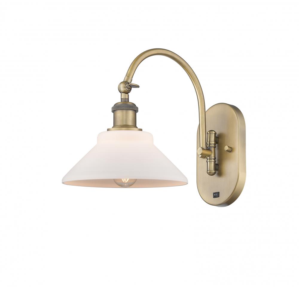 Orwell - 1 Light - 8 inch - Brushed Brass - Sconce