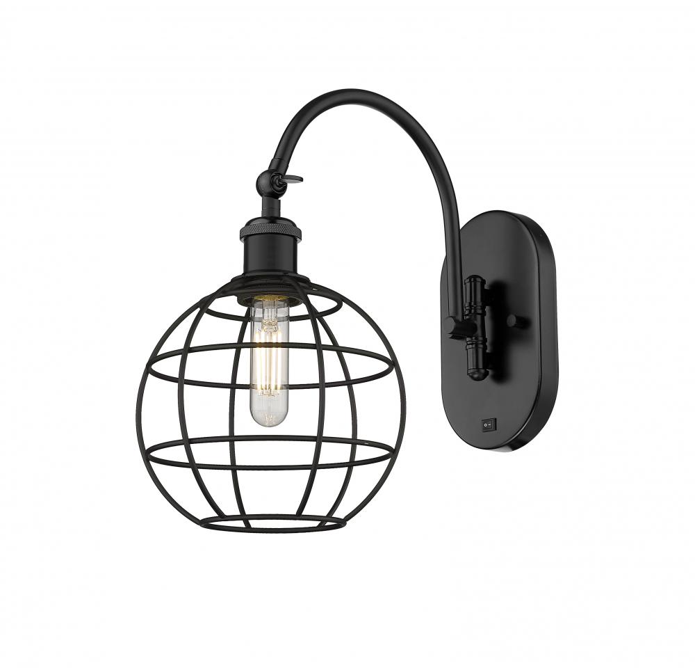 Lake Placid - 1 Light - 8 inch - Matte Black - Sconce