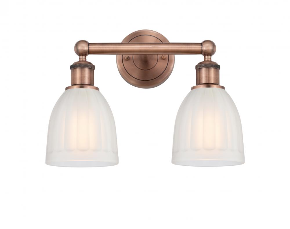 Brookfield - 2 Light - 15 inch - Antique Copper - Bath Vanity Light