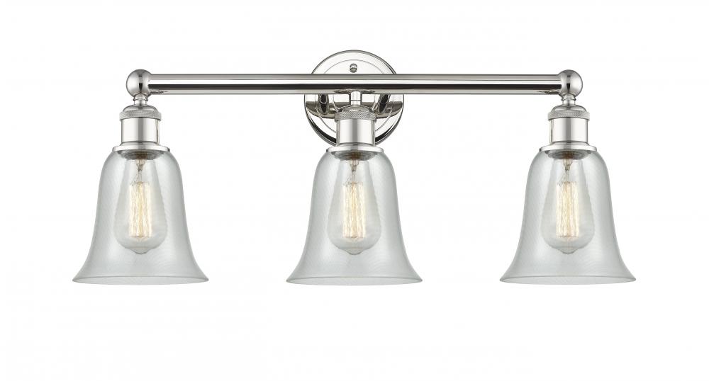 Hanover - 3 Light - 24 inch - Polished Nickel - Bath Vanity Light