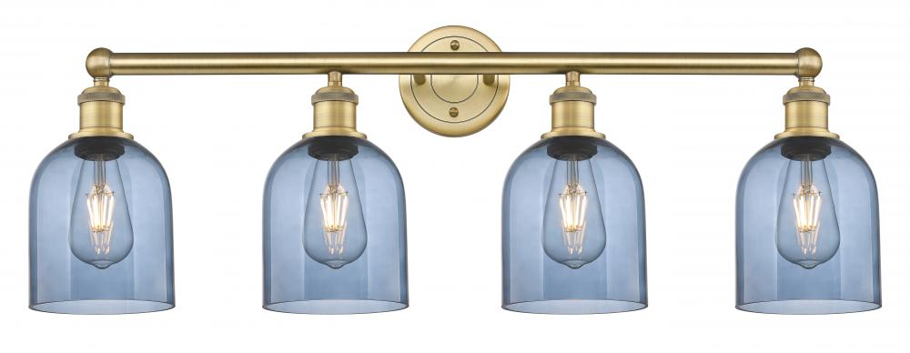 Bella - 4 Light - 33 inch - Brushed Brass - Bath Vanity Light