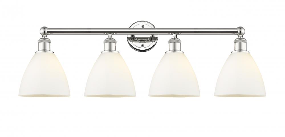 Bristol - 4 Light - 35 inch - Polished Nickel - Bath Vanity Light